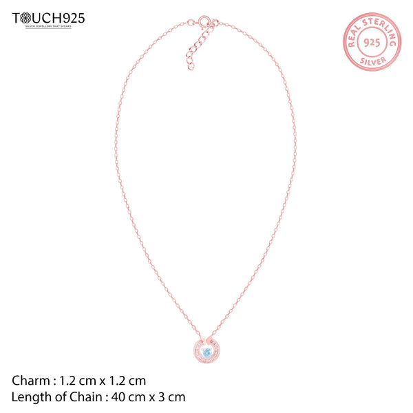 Butterfly and Stone Necklace