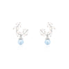 Pearl Beads Leaf Earring
