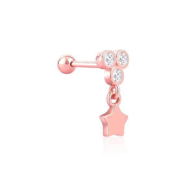 Star Dangle Stud Earring