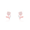 Floral Studs CZ Earrings