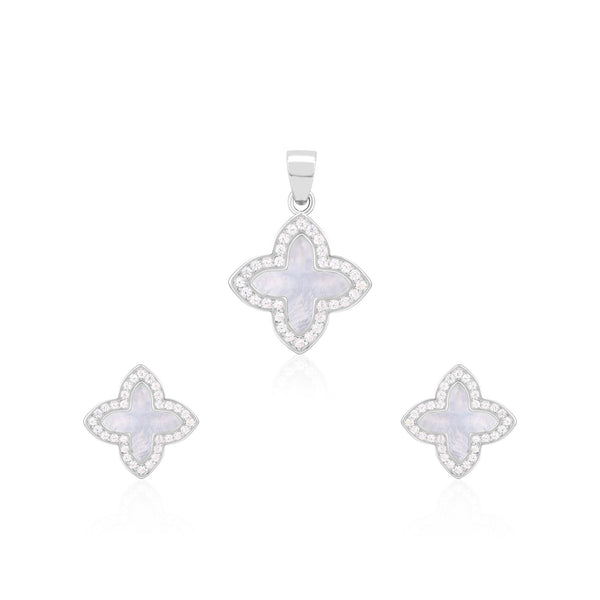 Moonlit Blossom Pendant Set