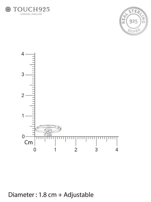 Bezel Solitaire Ring