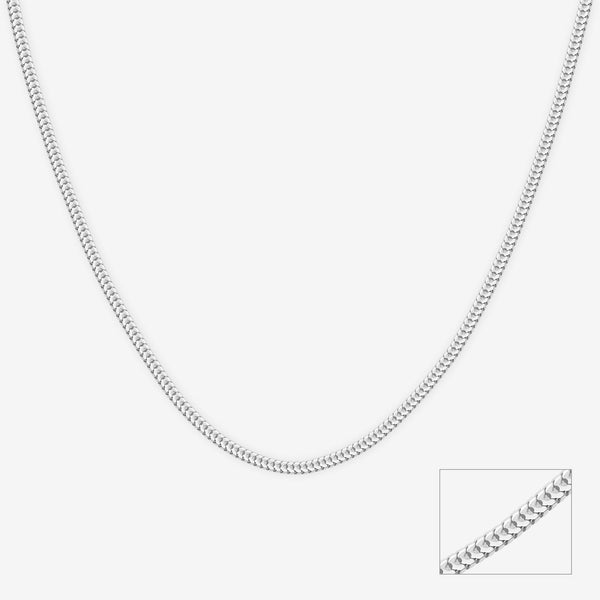 Fishbone Silver Chain