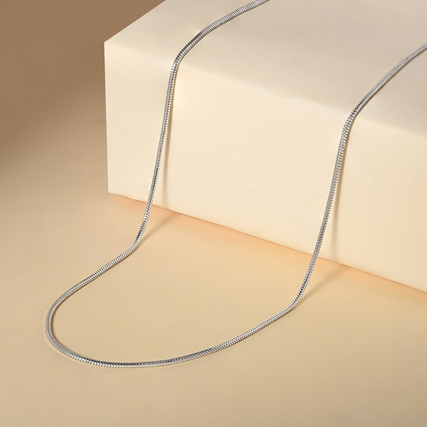 Fishbone Silver Chain