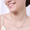 Fishbone Silver Chain