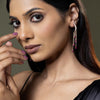 Ruby Chain Drops Earrings
