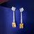 Sapphire Drop Earrings