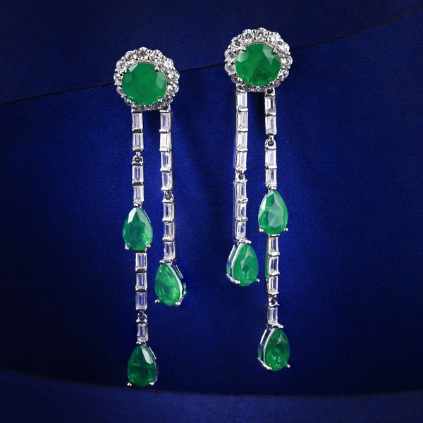 Emerald Drop Earrings