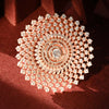 Radiant Circular Stone Ring