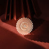 Radiant Circular Stone Ring