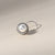 Pearl Oxidized Nose Pin